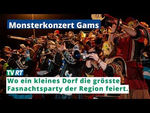 MONSTER-Konzert in Gams: Grösste Fasnachtsparty der Region!