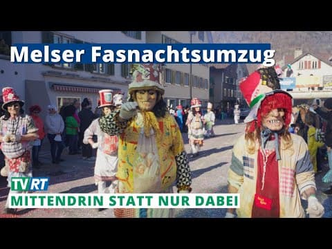 Rheintaler Fasnacht hautnah: 50. Böllähuuser Umzug Mels