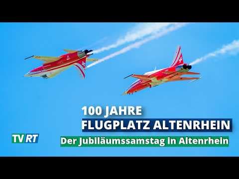 Patrouille Suisse, Flying Bulls, Zeppelin: Der Jubiläumssamstag in Altenrhein