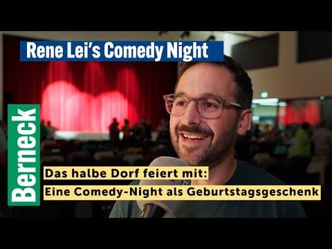 Das halbe Dorf feiert mit: Eine Comedy-Night als Geburtstagsgeschenk