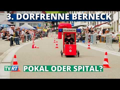 Crash, Wein und Dorffest: Das 3. Dorfrenne Berneck im Unteren Rheintal