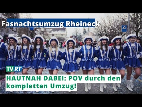 KOMPLETTER Rhynegger Fasnachtsumzug 2025 | Mittendrin statt nur dabei!