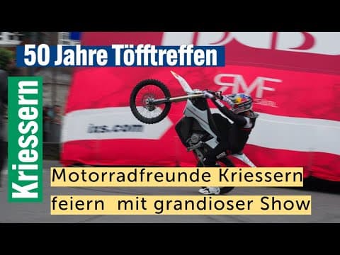 Motorradfreunde Kriessern feiern 50 Jahre Töfftreffen mit grandioser Show