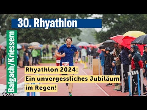 Rhyathlon 2024: Ein unvergessliches Jubiläum im Regen!