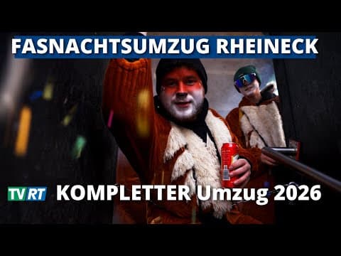 KOMPLETTER Rhynegger Fasnachtsumzug 2026  Mittendrin statt nur dabei!