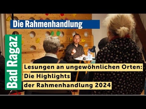 Lesungen an ungewöhnlichen Orten: Die Highlights der Rahmenhandlung 2024
