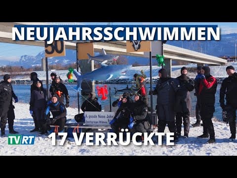 2 Grad. 7 Kilometer. 17 Verrückte. | Neujahrsschwimmen Widnau 2026